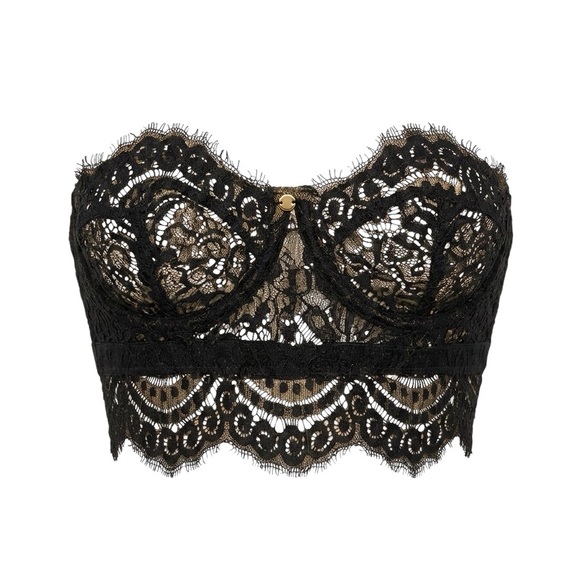 Gooseberry Intimates Other - Lace longline strapless bra